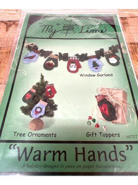 Warm Hands Holiday Quilting Pattern By Leslie D. Anderson For Ornaments Garland